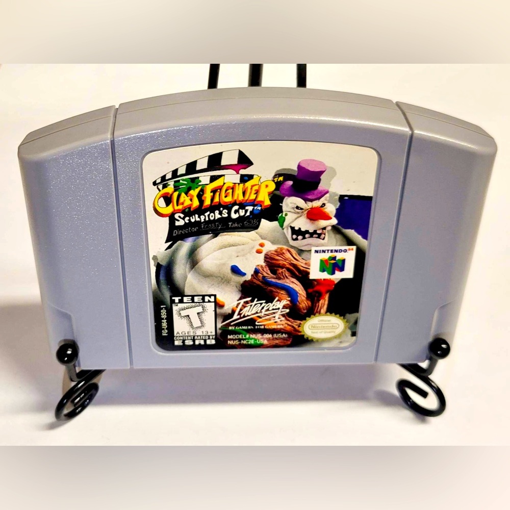 N64 Clayfighters Sculptor’s Cut Authentic & Tested